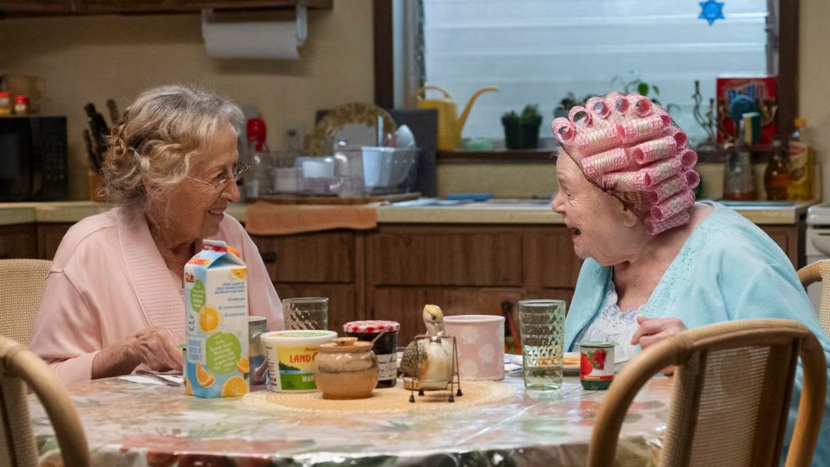 June Squibb as Eleanor (R), and Rita Zohar as Bessie (L) in "Eleanor the Great." (Anne Joyce/Sony Pictures Classics)