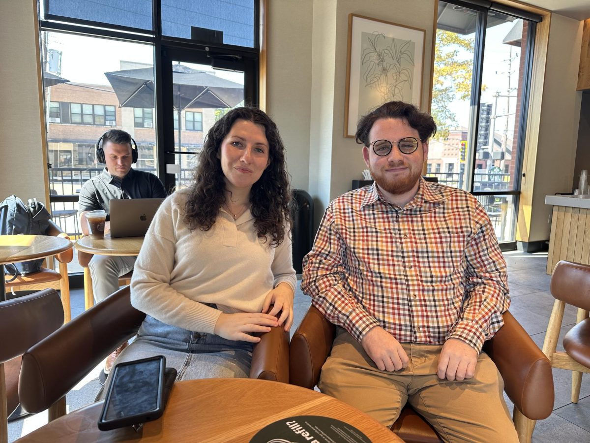 Devorah Stein-Roberts (left) and Menashe Roberts (right) founders of the UCity Moishe House. 