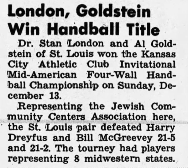 Goldstein Handball St. Louis
