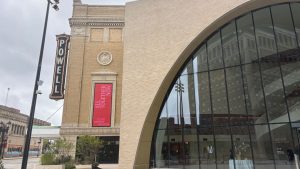The outside of the newly renovated Powell Hall. 