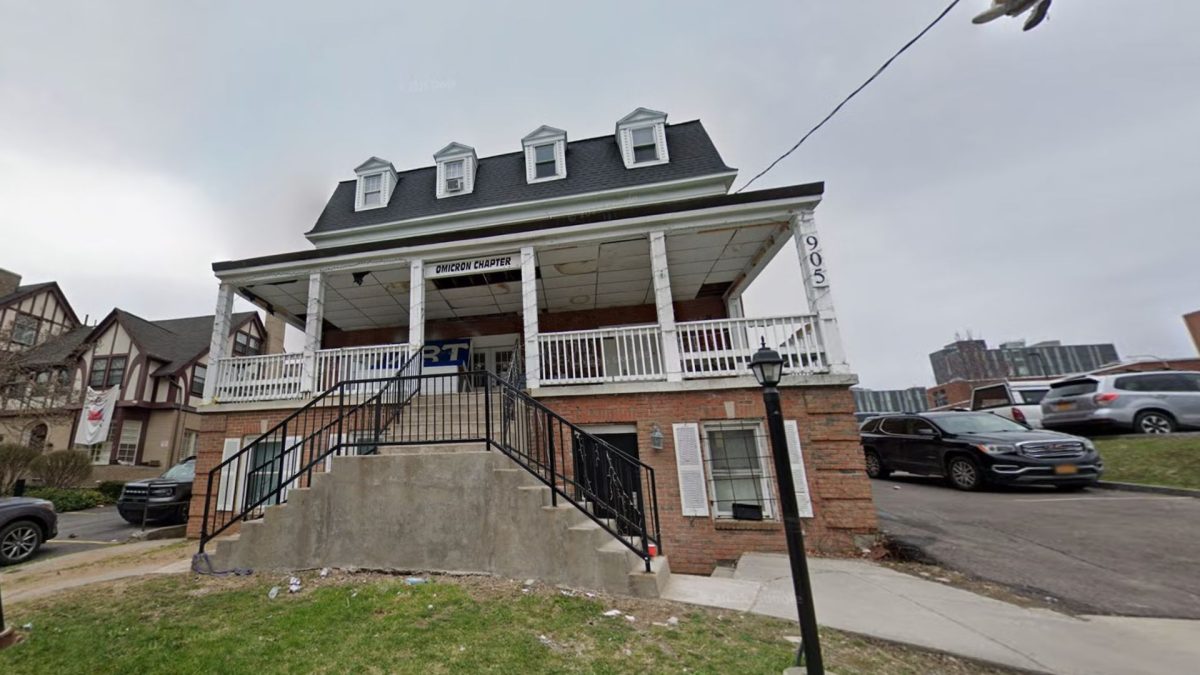 The Zeta Beta Tau fraternity house at Syracuse University. (Google Street View)