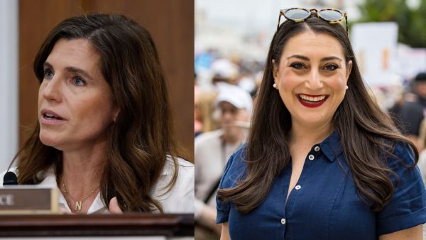 (L) U.S. Rep. Nancy Mace (R-SC) and (R) U.S. Congresswoman Sara Jacobs  