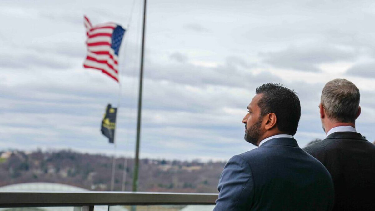 FBI director Kash Patel and U.S. envoy for hostages Adam Boehler participate in the U.S. hostage and wrongful detainee flag-raising at the U.S. State Department in Washington, D.C., on March 6, 2025. Credit: Freddie Everett/U.S. State Department.