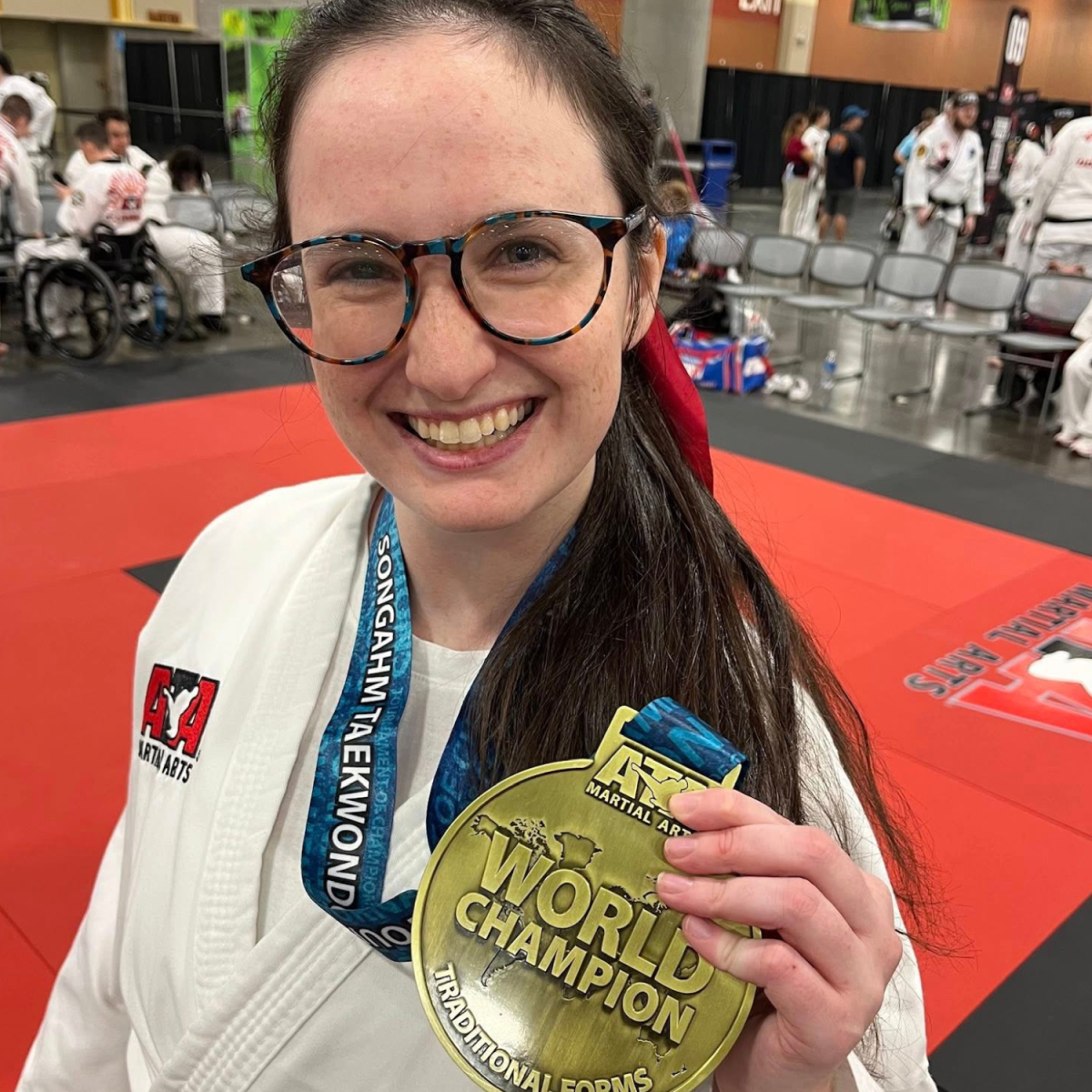 Marlowe Hanis wins third Taekwondo world title