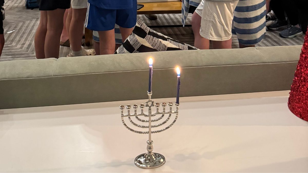 A hotel lobby, a CVS menorah and a moment that stuck