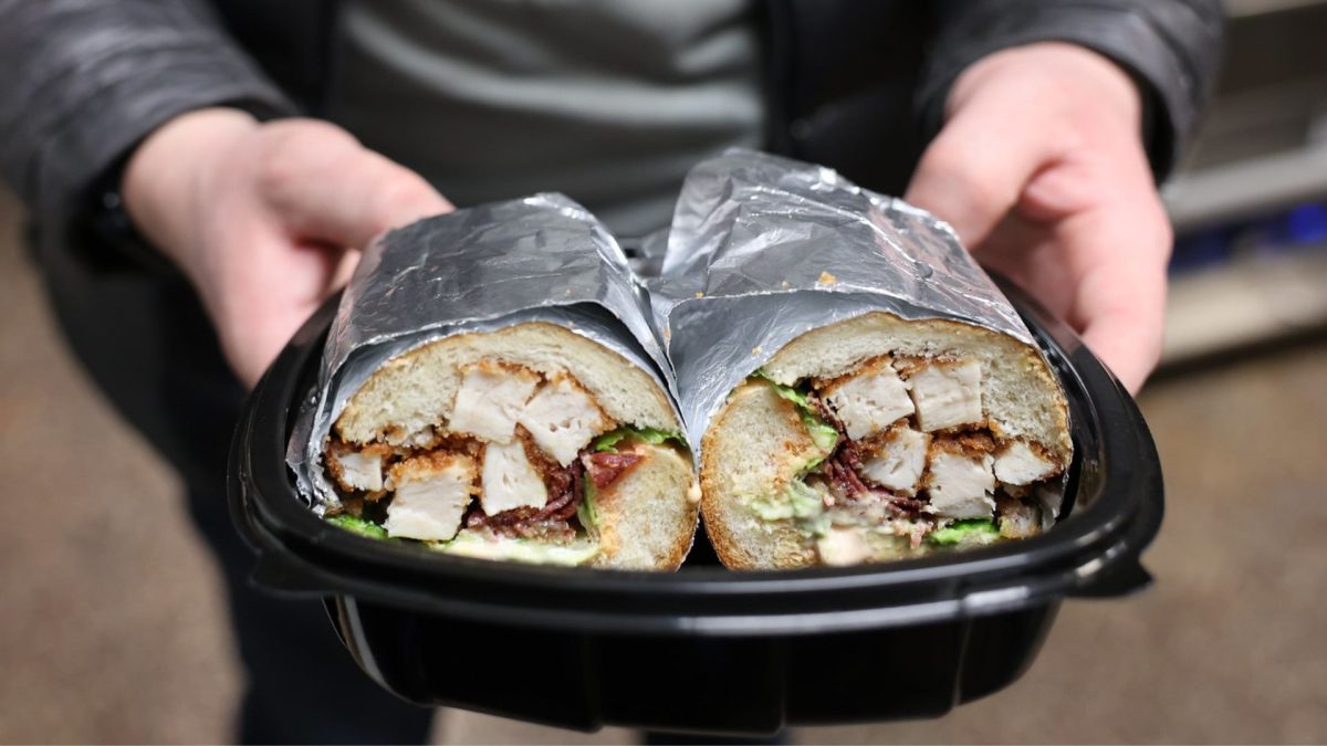 Bullseye Sandwich from Nate's Kosher Deli