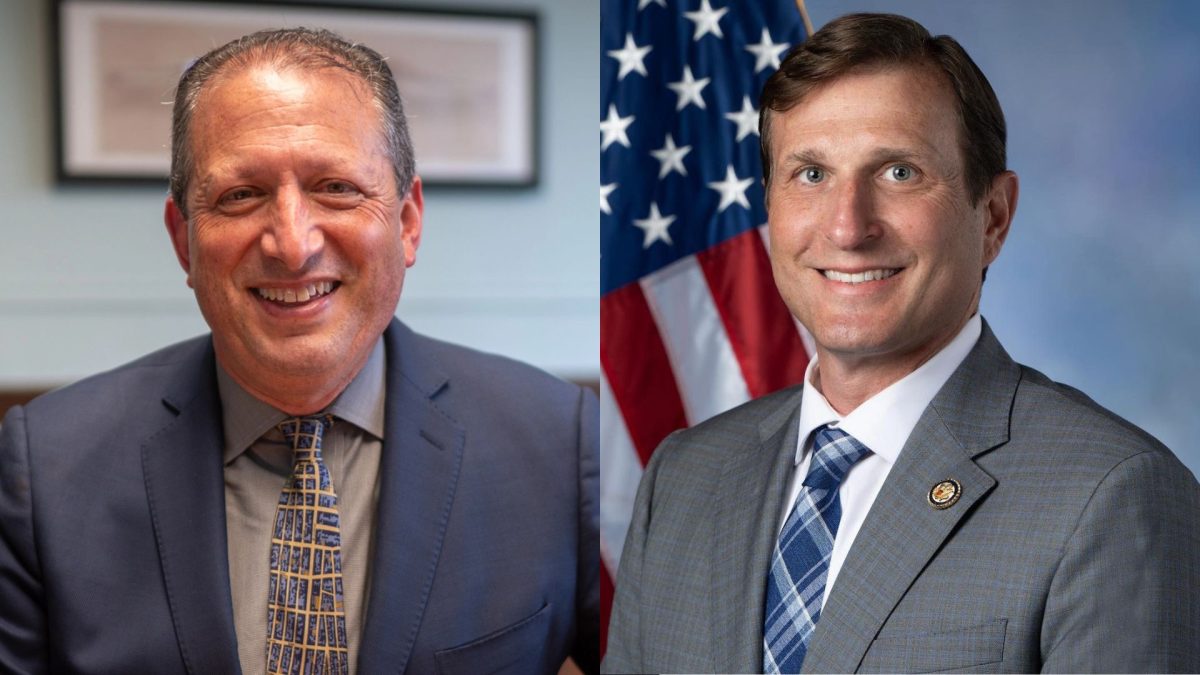 Former NY City Comptroller Brad Lander and Rep. Dan Goldman.