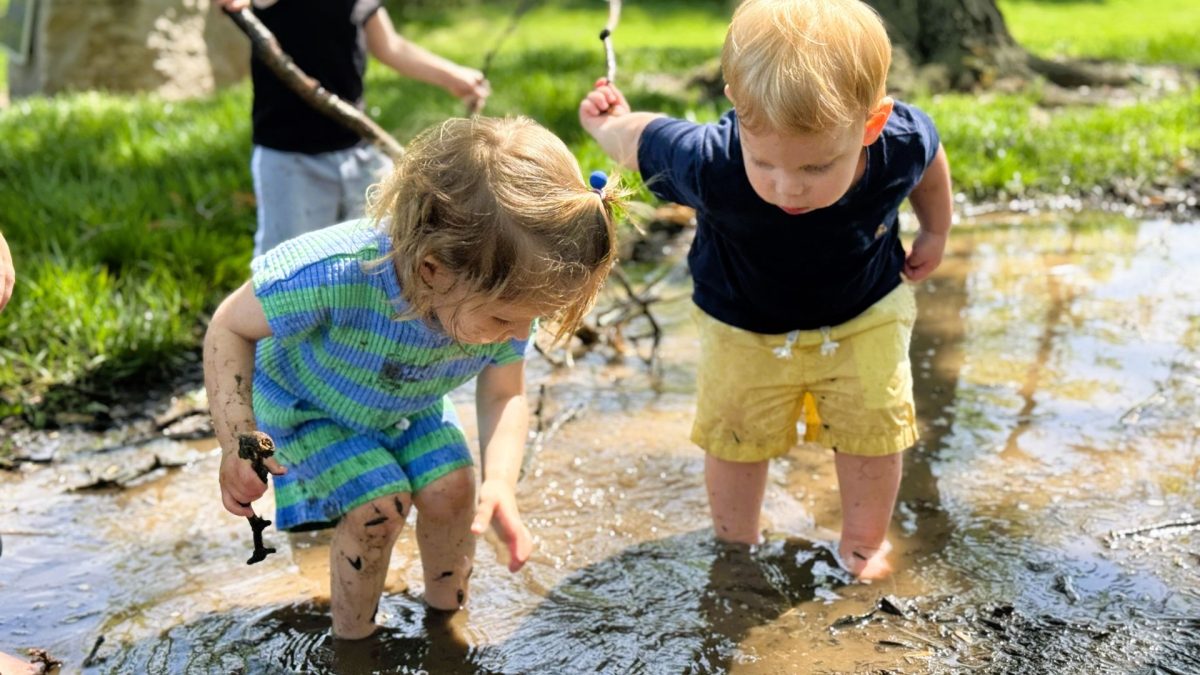They come home dirty, smiling and curious. Their preschool just won a national award