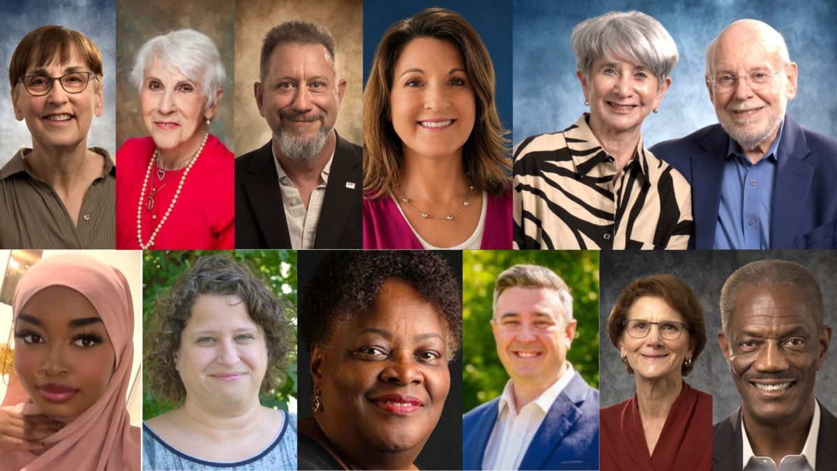 Row 1: Judy Hoffmann, Rachel Miller, Brian Jennings, Mary Pederson, Julie and Lenny Frankel.

Row 2: Samiro Aden, Nikki Weinstein, Joyce Jones, Blake Hamilton, Jean Estrin and Clarence Jackson.

