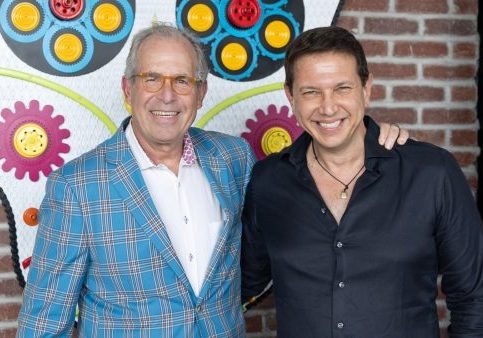 Michael Staenberg and Israeli journalist and intelligence expert Ronen Bergman.