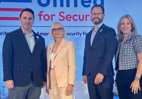 The St. Louis delegation included Michael Lourie, vice president of public affairs; and former Missouri State Rep. Stacey Newman; Dan Friedman and Patty Bloom, board members.